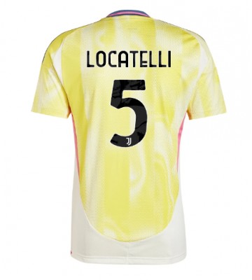 Juventus Manuel Locatelli #5 Udebanetrøje 2024-25 Kort ærmer